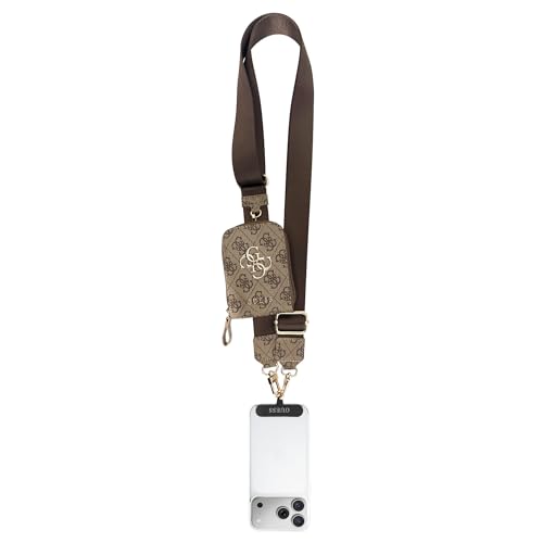 Sangle universelle pour téléphone portable Guess 4G Metal Logo et pochette zippée pour accessoires - vue 3