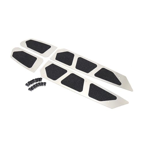 Pédales moto Forza 350 anti-glisse repose-pieds inox avant arrière NSS