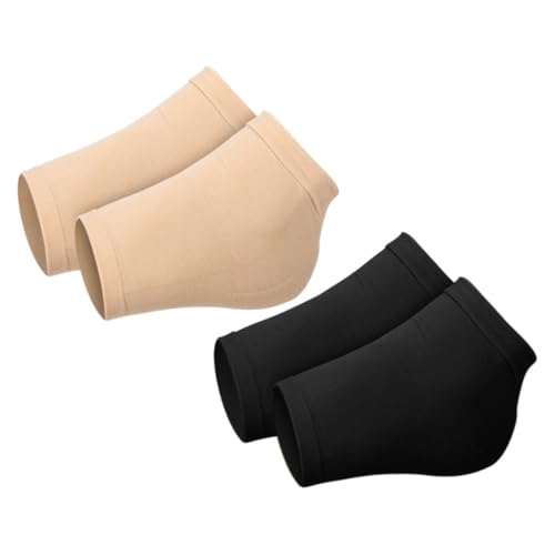 CALLARON Toeless Heel Anti-cracking Socks Gel Socks for Dry Cracked Feet Soft Comfortable