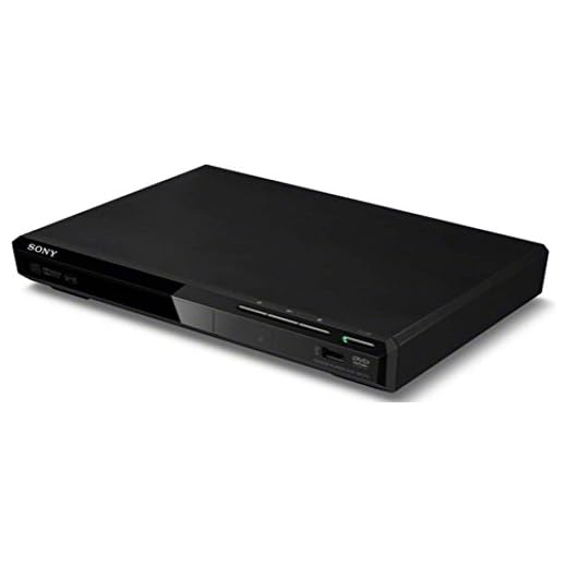 Sony DVP-SR370 B Lecteur DVD (Xvid-Widergabe, USB) Noir