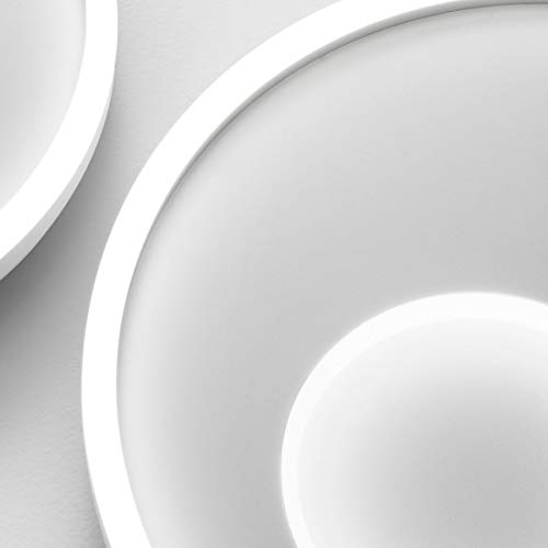 Plafonnier moderne LED Gea Lumière Melania 50W blanc 4000K - 4