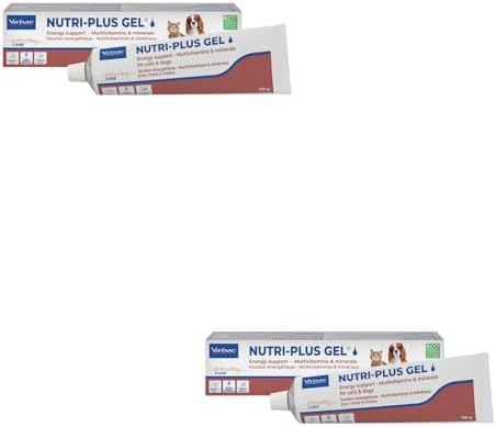 Virbac Nutri-Plus Gel | Pack Double | 2 x 120 g | Complément Alim...