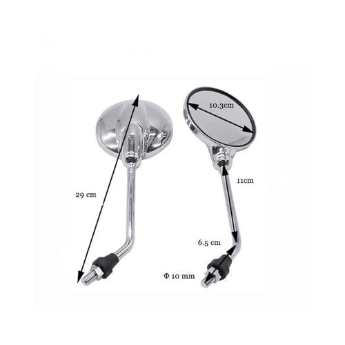 Espejo retrovisor moto que elimina vibraciones en Yamaha Tenere Virago 3