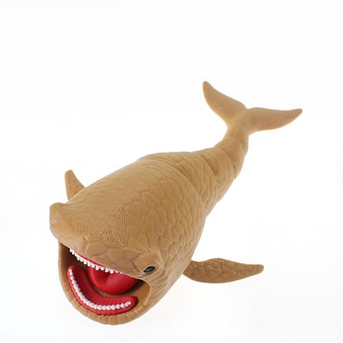 Sea Monster 3D Printed Flexible Articulated Fidget Toy – Sea Eater Deep Sea Creature Collectible, Stress Relief Desk Toy & Unique Gift for Ocean Lovers (Bloop-20cm)