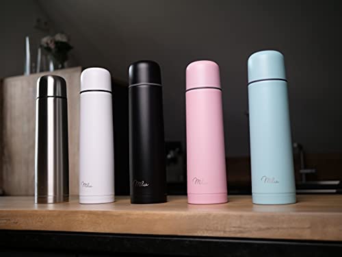 Milu Termo de café 1l - Botella térmica aislada, Frasco de Vacío de Acero Inoxidable, Sin BPA - Doble Pared Aislamiento… - Imagen 7