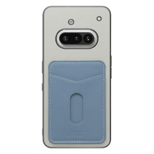 LOOF PASS-SHELL ���U�[ ���t���|�P�b�g �X�}�z�P�[�X for Nothing Phone (3a) �p �P�[�X �J�o�[ �J�[�h���[ �w�� �X�g���b�v�z�[�� �J�[�h�|�P�b�g �V���v�� ���킢�� �ϏՌ� ���^ �y�� leather [�O���[�u��