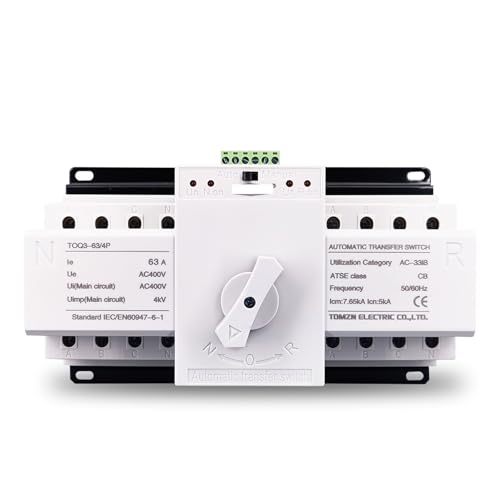 Inverseur de source automatique ATS 4P 63A pour éviter les coupures de courant triphasé - 3