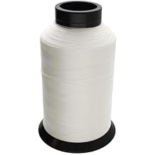 The Beadsmith Nymo Thread White Color Size D, .30mm Diameter, 3oz Cone, 1584 Yards/1448 Meters Made of Nylon Bead Embroidery & Weaving, Off Loom & Loom Work and DIY Craft Projects