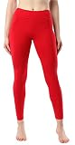 malla roja mujer Para el uso cotidiano y también para practicar deportes: yoga, pilates, fitness, aerobic, correr o montar bicicleta