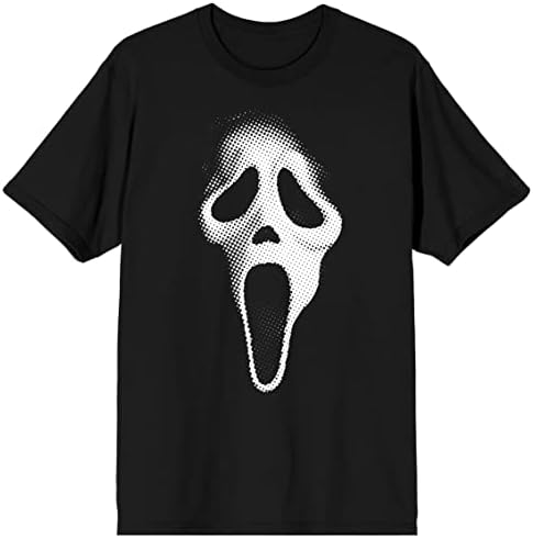 Camiseta preta masculina Ghostface Dithers Mask, Preto, P | Amazon