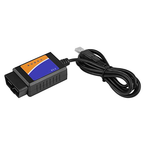 EBTOOLS pour OBD USB Nissan Obd2 vers USB, Câble OBD vers USB Connecteur USB de Voiture V1.5 Scanner D'interface de Câble de Diagnostic OBD2 pour Benz pour...