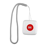Homoyoyo SOS Notrufknopf für Senioren und Pflegebedürftige Kabelloser Notfallalarm Kompatibel mit...
