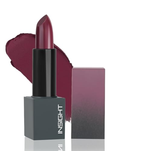 Image of INSIGHT Velvet Matte Lipstick (Lover's Dream) | Long Lasting, Smudge-Proof & Non-Drying | Enriched with Cocoa Butter, Argan Oil & Vitamin E | Smooth Application, Bold Pigment - 3.8g