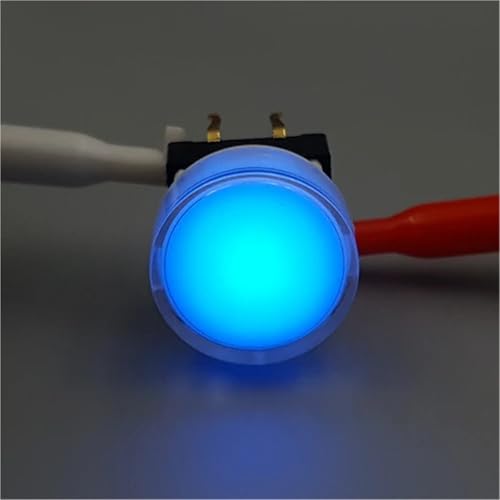 Pulsador SPST TS27 de 1Pcs interruptor clic tact switch con iluminación azul