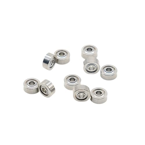 Rodamientos ABEC-9 MR62ZZ con doble blindaje para reducir la fricción y el ruido