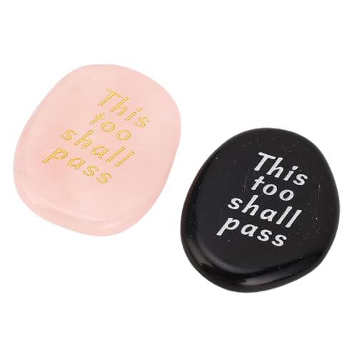 Diyeeni Piedra Grabada, Piedra de Palma Decorativa Esto También Debe Pasar Patrones para el Acuario de Baño de la Sala de Estar