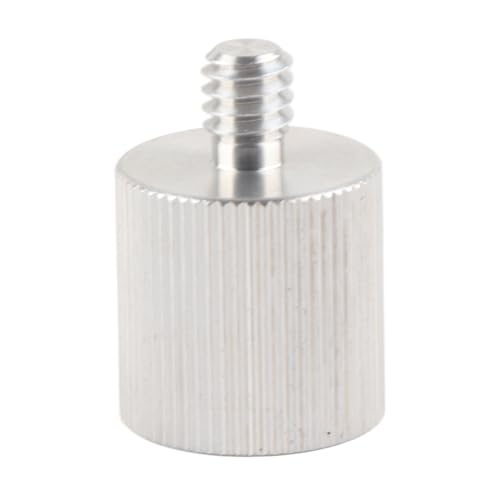 SENECESLI Leveller Tripod Adapter Convertor, Sturdy Aluminum Alloy Connector for Tripod Stand Conversion, for Stable Support, Fit for Leveller Tool, 5/8in to 1/4in