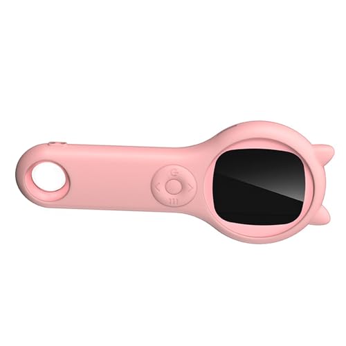 Image of Handheld Digital Microscope, Pocket Magnifying Glass for Students Kids with 2.0in Color Screen, 500x Magnification, 2MP, 8 Adjustable LED Lights, Compatible with OSX (Pink)