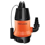 NBCLASS Submersible Sump Pump 1HP 3300GHP for Swimming Pool Basement Pond Hot Tub Drain /Automatic...