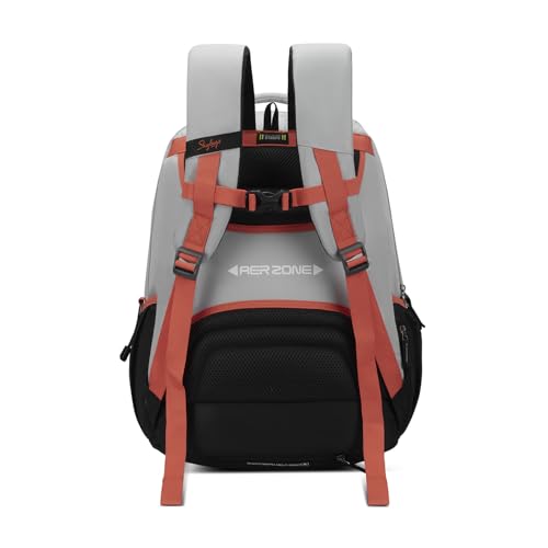Image of Skybags Aero Pro 38L Casual Backpack for Boys & Girls with 3 Compartments & Adjustable Strap | Insulated Tiffin Pouch | Rain Cover | Aer-Zone Back Panel | Perfect for School & Travel - Unisex