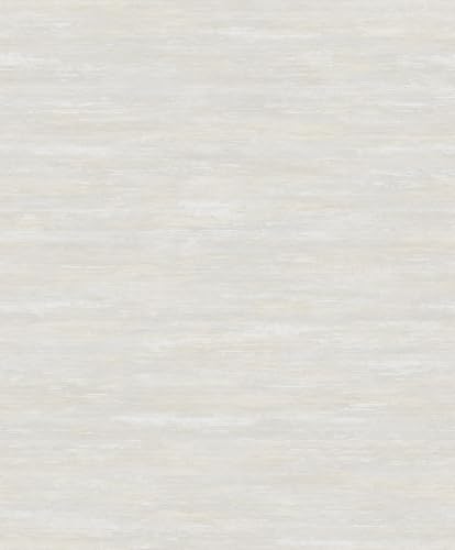 Image of WPE® Venetian Plaster Effect Vinyl Wallpaper – Modern Textured Champagne Wall Covering – Horizontal Brush Pattern – 10m x 0.53m Roll – Neutral Aesthetic for Living Room, Bedroom, Office 7812