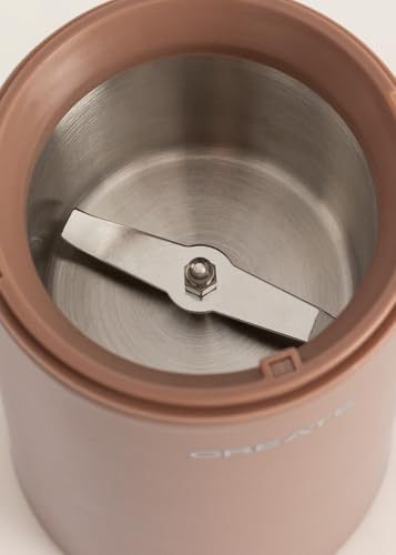 CREATE/COFFEE GRINDER STUDIO/Molinillo de café y alimentos de acero inoxidable moca/Capacidad 50g, compacto, fácil de usar, 180W - imagen 8