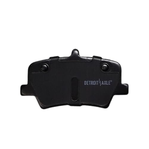 Image of Detroit Axle - Rear Ceramic Brake Pads for 2019 2020 2021 2022 2023 2024 | 2025 Volvo XC40, Driver and Passenger Side Brake Pads with Hardware Assembly Replacement 11.02 inch inch Rear Rotor