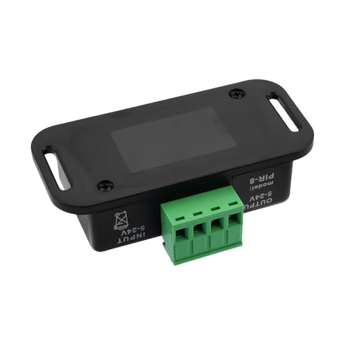 Heemol Czujnik ruchu DC 12V 8A przełącznik na podczerwień automatyczny z czujnikiem ruchu kolor czarny 4 szt.