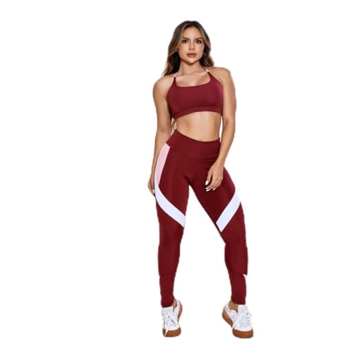 Conjunto Fitness Top Reforçado Calça Leg Zero Transparência