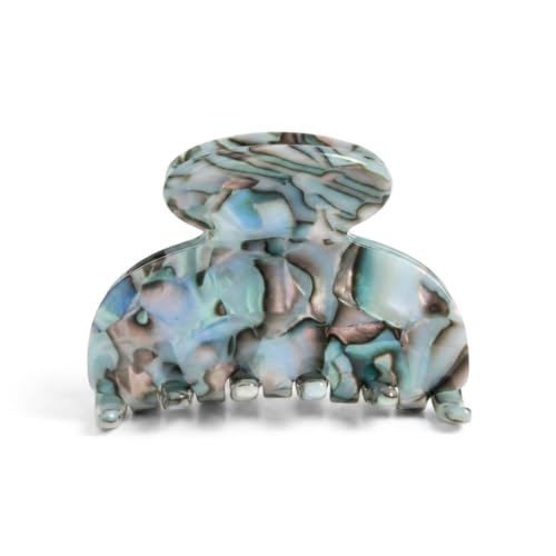 France Luxe French Small Couture Hair Claw Clip for Thin Hair, South Sea
