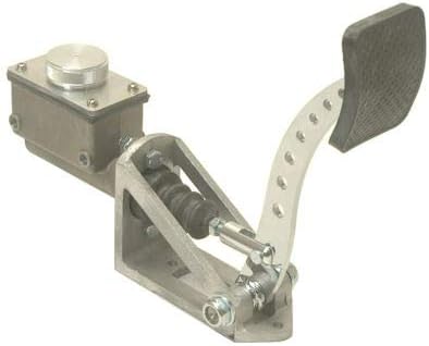 Floor Mounted Pedal Assembly With 5/8 Master Cylinder, For Clutch or Brakes on Dune Bug Buggy Sandrail Atv Baja Bug Trike, CNC Replacement