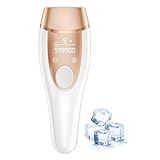 Haarentfernungsgerät mit Eiskühlsystem, Effiziente Haarentfernung mit 9 Energiestufen für Frauen Männer, Gesicht Arm Bein Bikinizone Körper Épilateurs à lumière pulsée