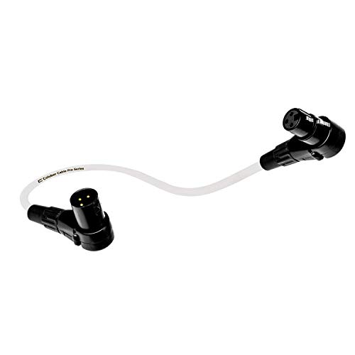 Coluber �o�����XXLR�P�[�u�� L���^ �I�X-L���^ ���X�R�l�N�^�[ - Pro 3�s���}�C�N�R�[�h �p���[�X�s�[�J�[ �I�[�f�B�I�C���^�[�t�F�[�X �~�L�T�[�p 6 Feet �z���C�g
