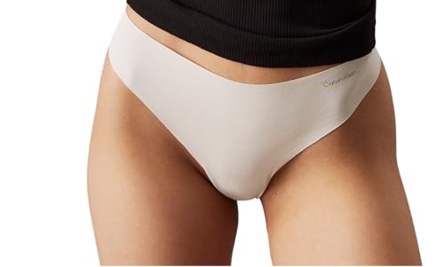 Calvin Klein Strings Lot de 3 Femme Thong Mid-Rise Coton Extensible, Multicolore (Turbulence/Bone/Sand Trap), S Calvin Klein Strings Lot de 3 Femme Thong Mid-Rise Coton Extensible, Multicolore (Turbulence/Bone/Sand Trap), S
