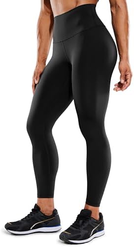 CRZ YOGA Women's Compression Workout Leggings 25"/28"