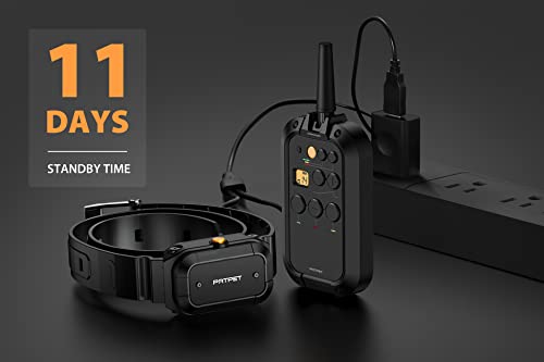 Patpet Shock Collar For Large Dog - 3/4 Mile Range E Collar - Waterproof Rechargeable Dog Training Collar With Remote #TOP4
