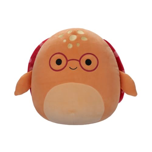 Squishmallows Caine la tortue coussin en peluche 35cm idéal pour les moments lecture