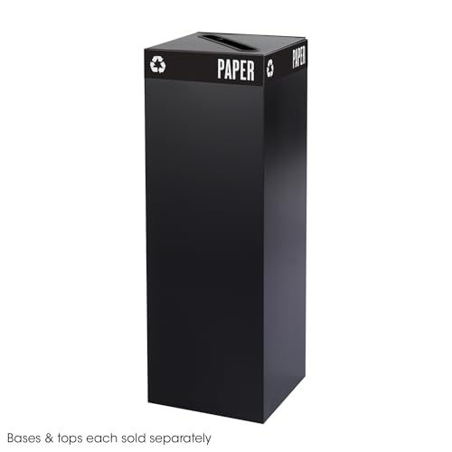 Safco 2984BL Public Square Recycling Receptacle Base cover