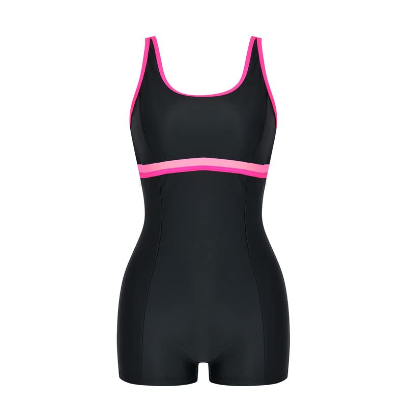 Damen Sport Einteiliger Badeanzug Racerback/U-Back Badeanzug Body Shaping Bademode
