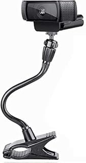 Webcam Holder Arm, Smatree Flexible Jaws Clamp Clip Mount Holder for Logitech Webcam C925e C922x C922 C930e C930 C920 C615,GoPro Hero10/9/8/7/6/5, Hero Max,DJI Osmo Action 2(Camere Not Inclued)