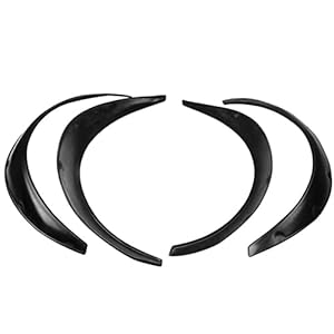 Tyre Mudguard 4x Fender Flares Car Mudguard Flares Flexible For VW For GOLF MK5 For Mazda 3 Fender Mudguards Wheel Arch Trim Fender Car Wheel Brow Fenders