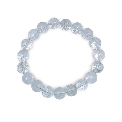 Bracelet de quartz de l'Himalaya réglable pour apaiser le stress et retrouver la clarté