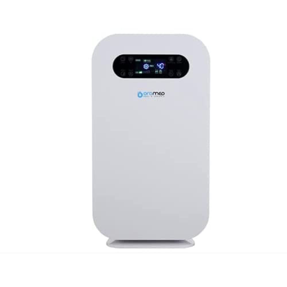 Oromed - Oczyszczacz Powietrza ORO-AIR PURIFIER BASIC, Filtr HEPA Eliminuje 99,9% Zanieczyszczeń - Cichy Oczyszczacz Powietrza z Jonizatorem i Pilotem