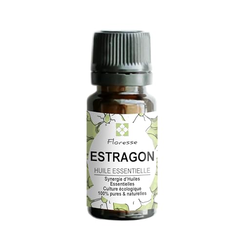 Floressa - Aceite esencial de estragon- 10 ml - 100 % puro, natural