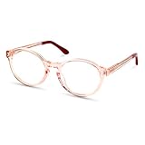 Kinder Brille Blaulichtschutz Blaulichtfilter ohne Sehstärke UV400 Schutz Unisex für Jungen und Mädchen Robust - auswechselbare Gläser - Modell Tiger in Rosa Rot