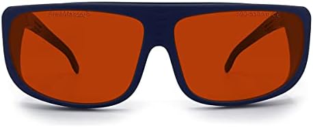 Professional OD 6+ 190nm-550nm Wavelength Violet / Blue / Green Laser Safety Glasses