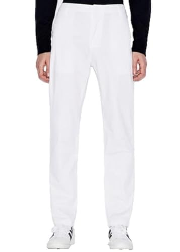 Armani Exchange Basic Stretch Dobby Chino White