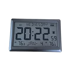Wall Clock Atomic with Indoor Outdoor Temperature Battery Powered, Easy Reading with 10 . 5 Inch photo Wall Clock Atomic with Indoor Outdoor Temperature Battery Powered, Easy Reading with 10 . 5 Inch