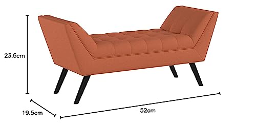Christopher Knight Home Demi Fabric Bench, Orange #TOP7