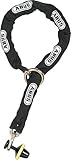 ABUS Motorradschloss Granit 68 Victory 12KS 120 Black Loop - Bremsscheibenschloss + 12 mm dicke Kette - ABUS-Sicherheitslevel 17